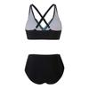 Women's Split Printed Swimwear Sense Bikini With Chest Pad No Steel Bra Swimwear