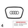 Car Steering Wheel Center Emblem Logo Stickers Trim Frame Decor Ring Cover For AUDI A3 A4 A5 A6L A4L A8 Q5 Q3 Q7 Q8 Accessories