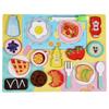 Interactive Wooden Play Kitchen & Cutting Toy Set for Kids
