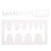 Acrylic Watchband Belt Strap Tail Stencil Template for Leather Craft Clear 1