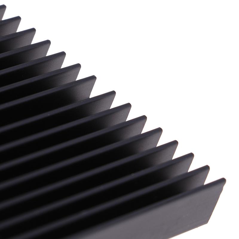 1Pcs 60*60*10Mm Black Aluminum Radiator Motherboard Chip Heatsink