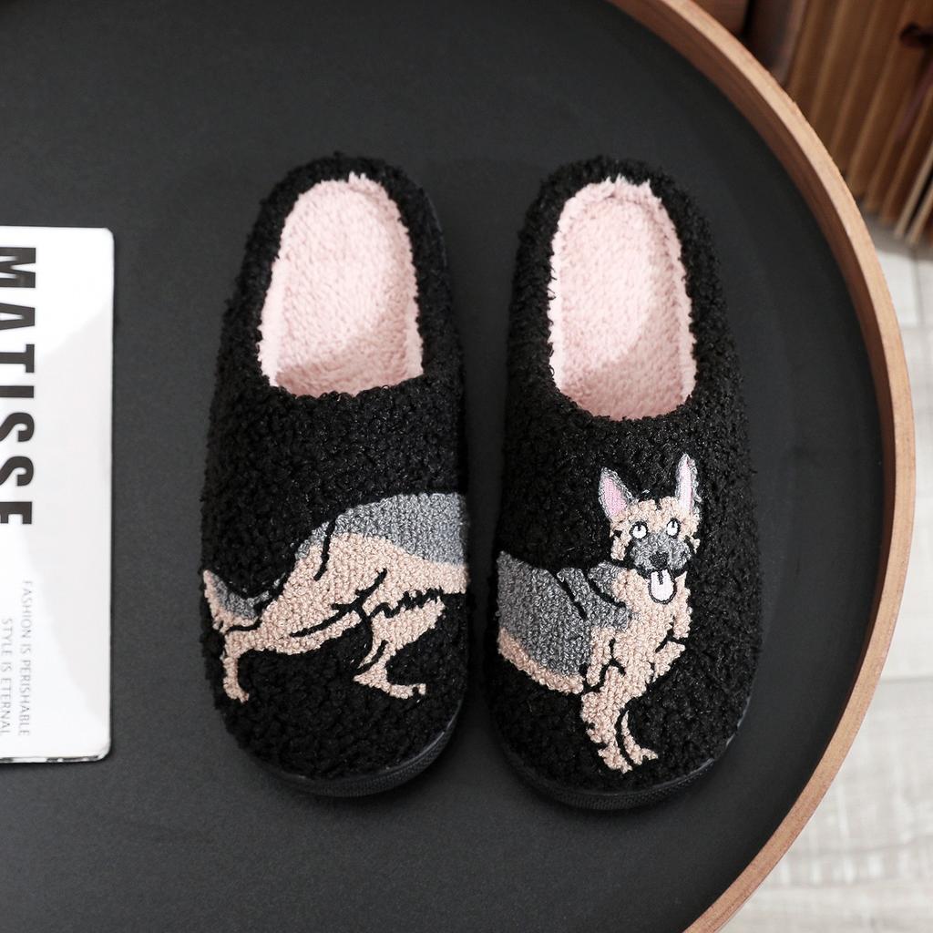 Women Winter Home Warm Slippers Indoor Cute Cartoon Cat Soft Sole Exquisite Bedroom Anti-slip Comfort Fashion Cotton Shoes
