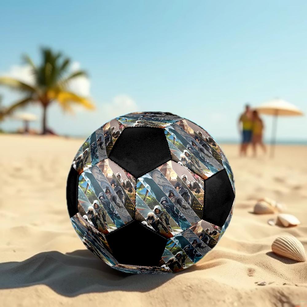 Assassin's Creed Theme Size 5 Soccer Ball, Suitable for Both Indoor and Outdoor Matches, a Gift Suitable for Everyone.