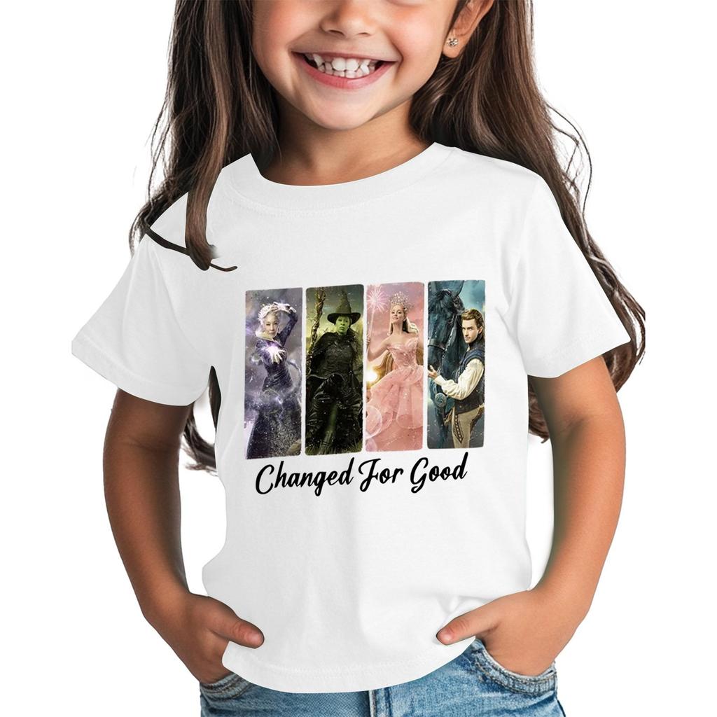 Kinder T-Shirt Jungen Mädchen Bedruckt Farbe Kurzarm Lockerer Schnitt Pullover Tops