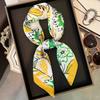 Korean Style Printed Small Square Scarf Women Summer Versatile Decorative Scarf