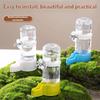 2PCS Automatic Auto Waterer For Parrots Budgies Cockatiels Safe Plastic Water Dispenser Feeder Easy Maintenances