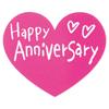 HEDAS Cake X 100 Heart Anniversary Japanese-made Picks, 3.5 2.9 Cm, Pink, Pieces, Design, Edition, MS-PC4