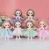 16cm Doll Set Dress Up Girl Toy Princess Doll Play House Birthday Gift Accessories