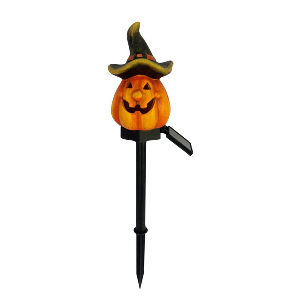 Halloween Solar Powered Pumpkins Outdoor Lights Creative Atmosphere Layout Waterproof Courtyard Garden Scenery Decorative Gift