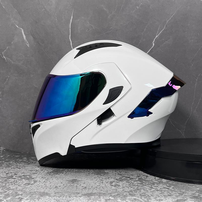 Motorcycle helmets Double Visors Modular Flip Up helmet DOT approved Full face casque moto racing Motocross helmet DOT