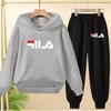 Children's Pullover Pink Coat Hoodie Sweatshirt Top + Pants Boys Girls Toddler 3-12Yrs Clothes Casual Sports Jogging Fashion Set