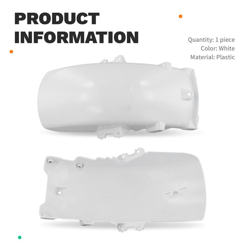 A58X-Unpainted Front Fender Fairing Cover Motorcycle For Honda Goldwing GL1800 2001-2011 Rear Half Guard Plate