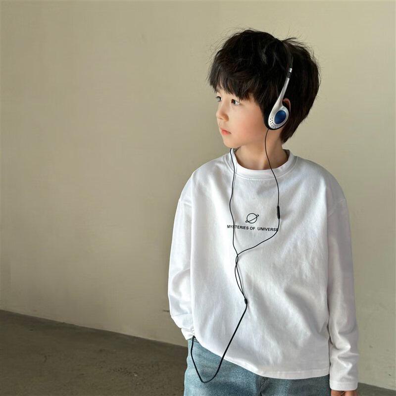 Boys' Cartoon Print Long Sleeve T-Shirt