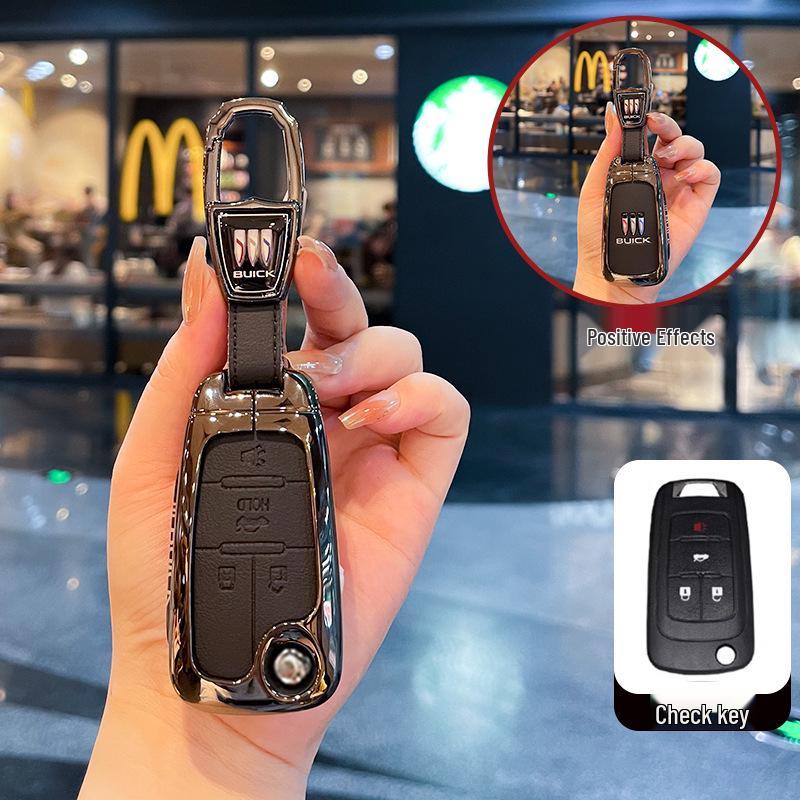 Folding Metal Key Case for Buick Excelle, Yue Lang 10-20 models