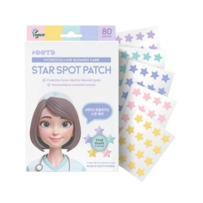 [K-Beauty] OOTD Star Pimple Patch – Χαριτωμένα Υδροκολλοειδή Αυτοκόλλητα για την Αντιμετώπιση Σπυριών, 80 Αυτοκόλλητα σε Σχήμα Αστεριού για Χρήση Ημέρας & Νύχτας