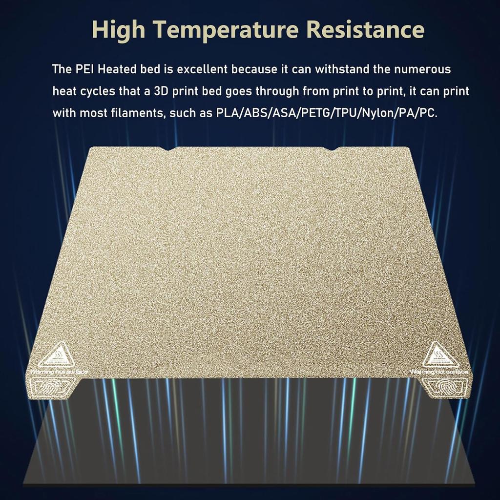 Für Creality Ender 3 V3 KE/SE PEI Federstahl 235x235mm, Strukturierte PEI-Platte Heizbett für K1C/K1/Ender 3/3 Pro/3 V2/V2 Neo/3 V3