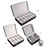 Watch Box Organizer 2/8/12 Slot Watch Case for Men Women Luxury Watch Display Showcase Leather Jewelry Storage Holder