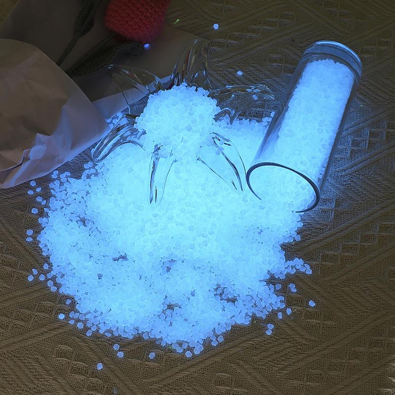 1000pcs Luminous Sand Glow In Dark 3-5mm Mini Pebbles Stone for Home Garden Yard Outdoor Path Lawn Fish Tank Aquarium Decoration