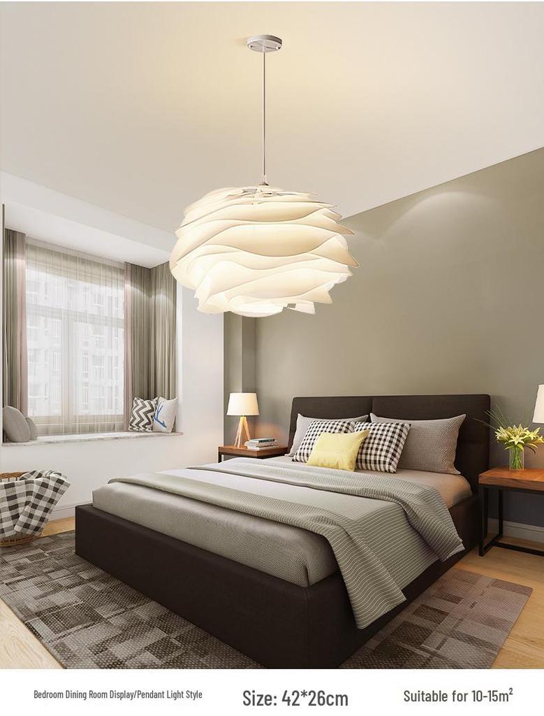Modern Nordic Chandelier: Creative Warm Lighting for Living Room, Restaurant, Master Bedroom, and Children's Room