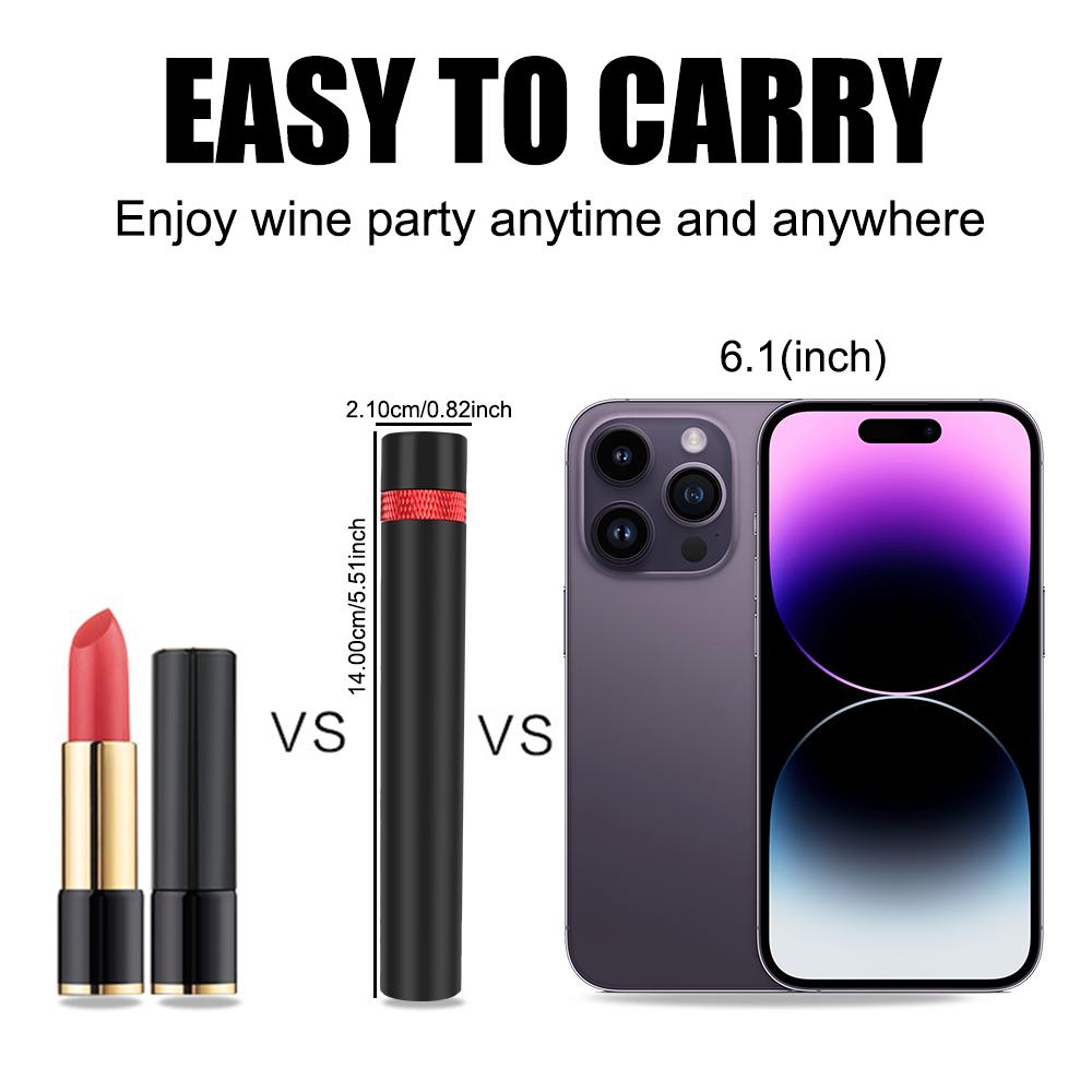 For Red Wine Foil Cutter Wine Opener Air Pressure Vacuum Wine Stopper Pin Type Cork Out Tool Wine Pourer 4 Pcs/Set