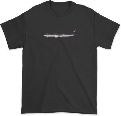 US Airways Airplane Graphic T-shirt