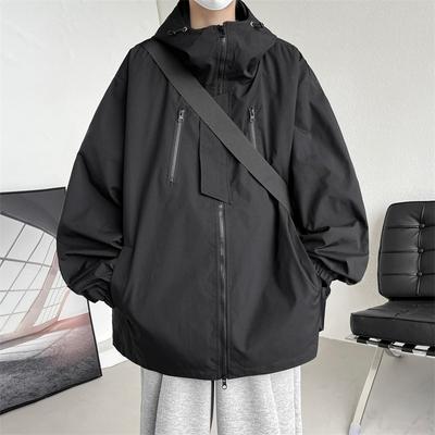 Frühlings- und Herbst Herren Neue Outdoor Kapuzen Arbeitsjacke
