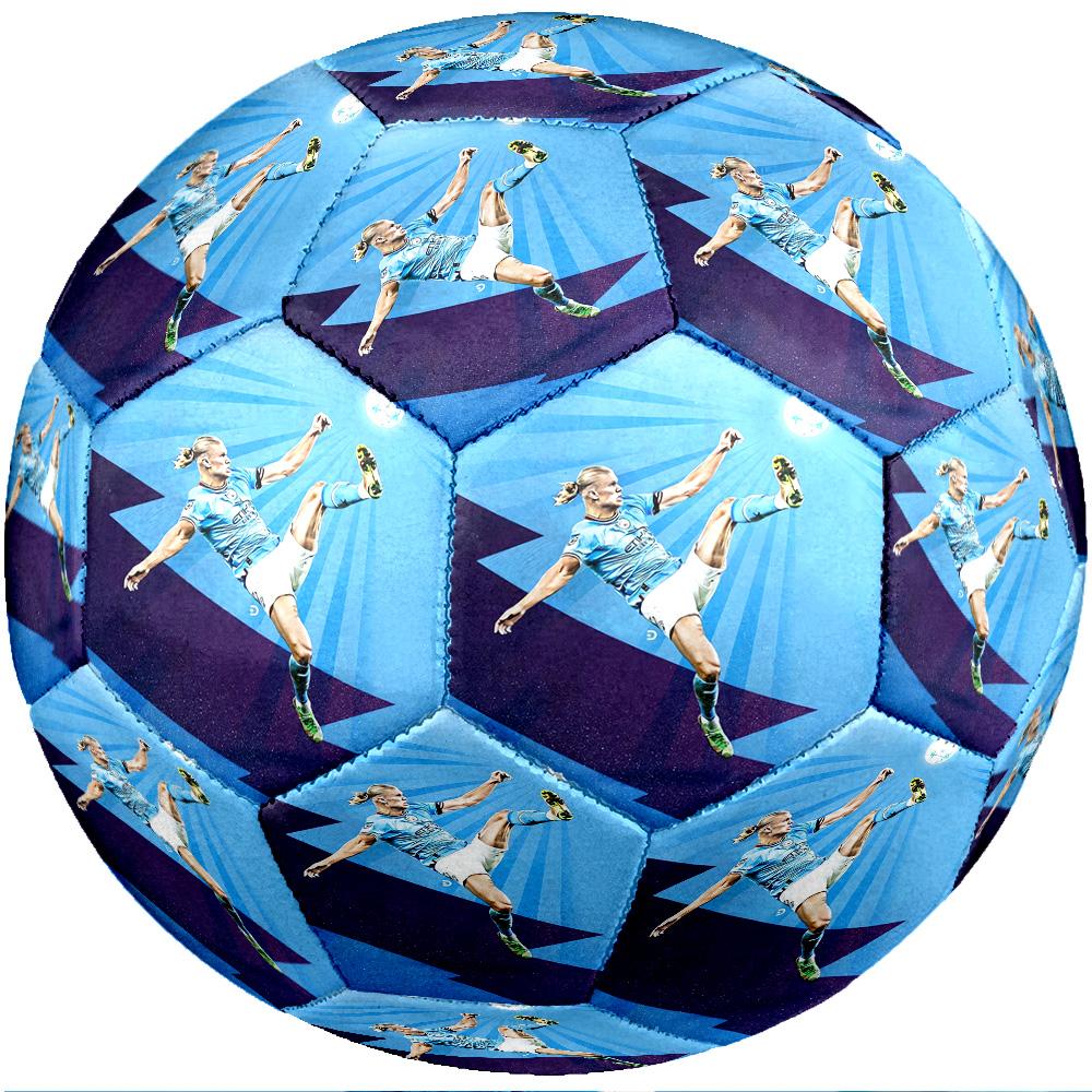 Pallone da calcio tema Erling Haaland Taglia 5 Pallone da calcio Tocco Morbido Pallone da calcio Professionale per Allenamento per Sport all'Aperto