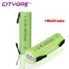 Cityork Batería recargable AA de 1,2 V, celda NiMH de 2200 mAh con lengüetas de soldadura para afeitadora eléctrica casera, afeitadora Braun, cepillo de dientes Philips