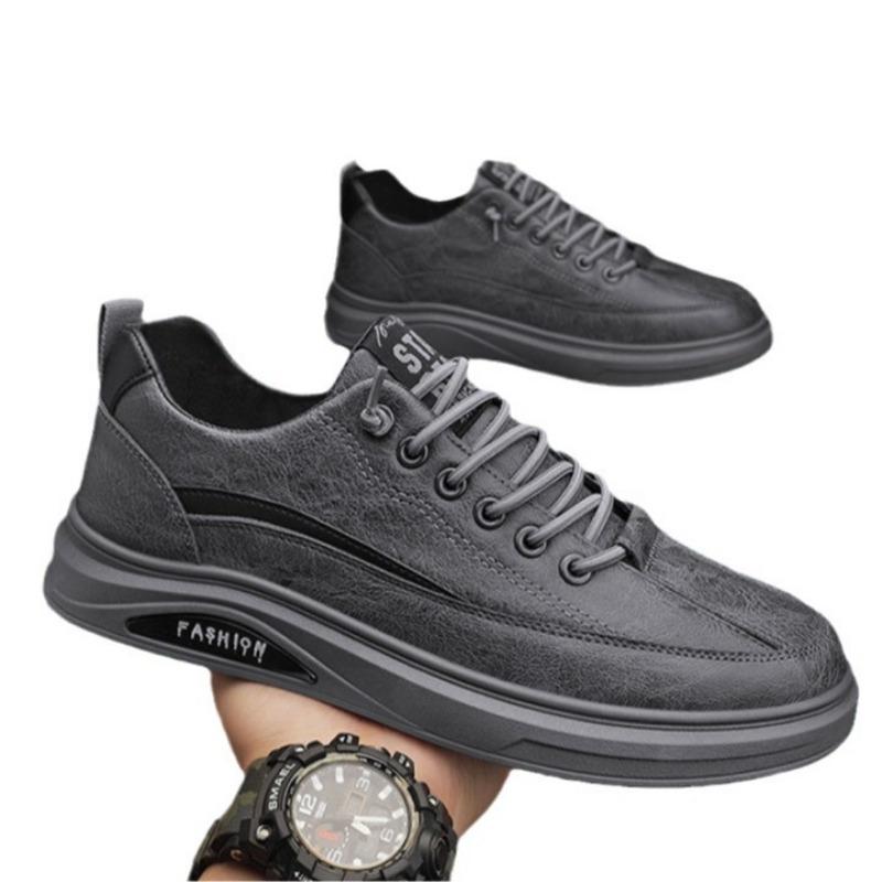 Autumn Men's Shoes New Breathable Tooling Shoes Men's Trend Versatile Martin Boots Men's Platform Casual Board Shoes