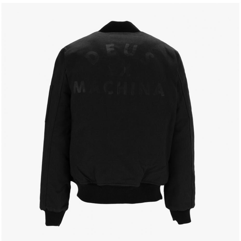 DeuS X Makina Dmf246594 Nero Amico dei Cavalieri Amico dei Cavalieri Bomber Giacca da Uomo