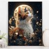New Arrivals Diamond Embroidery Animal Kit Diy Drill Painting Cat Full Mosaic Moon Home Decor Art Handmade Gift