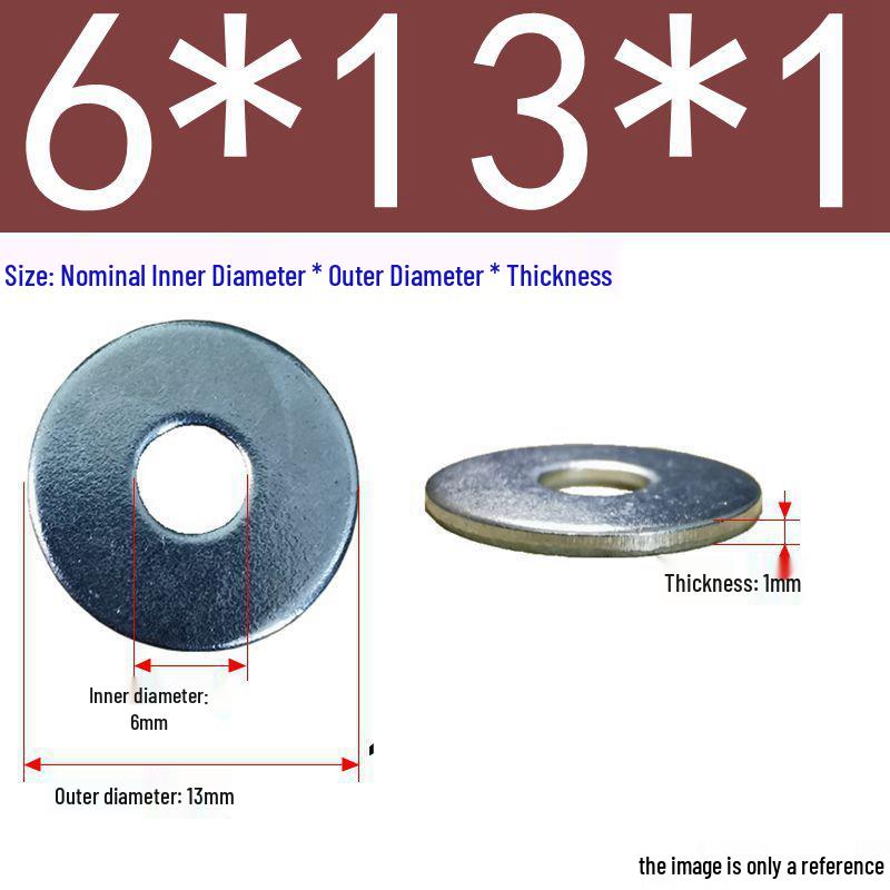 Galvanized Flat Metal Washer Spacer M3-M60