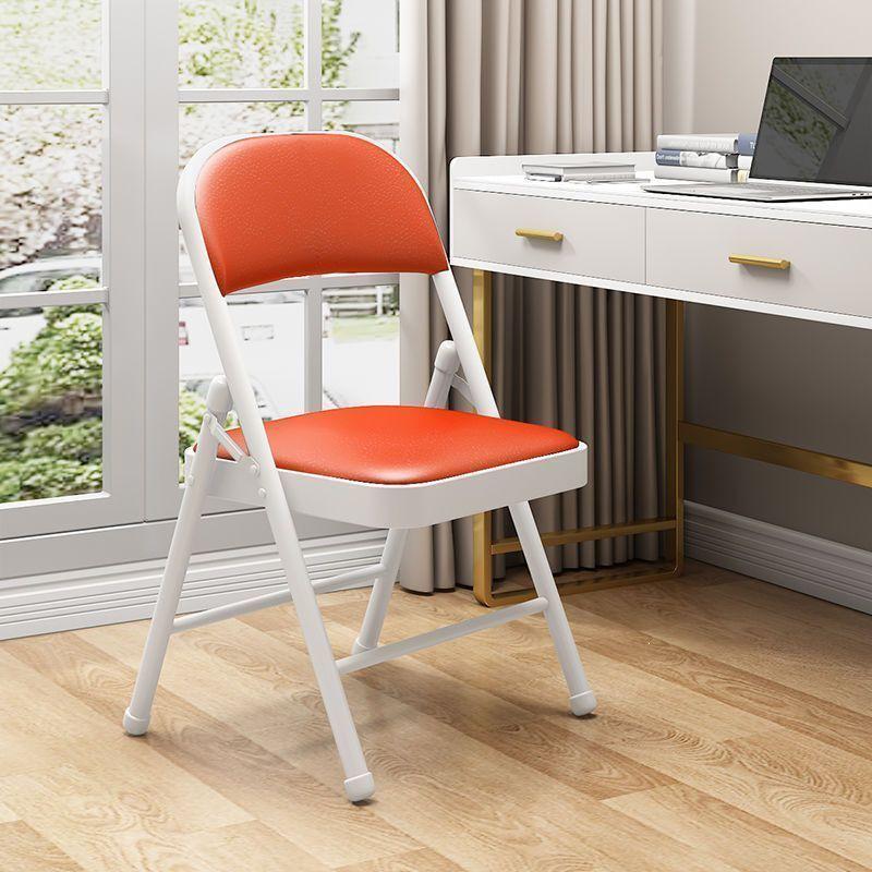 Portable Folding Chair with Backrest for Home, Office, Dining, and Dormitory Use