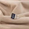London Blue Topaz Gemstone 925 Sterling Silver Handmade Jewelry Proposal Ring For Her RR-78-15