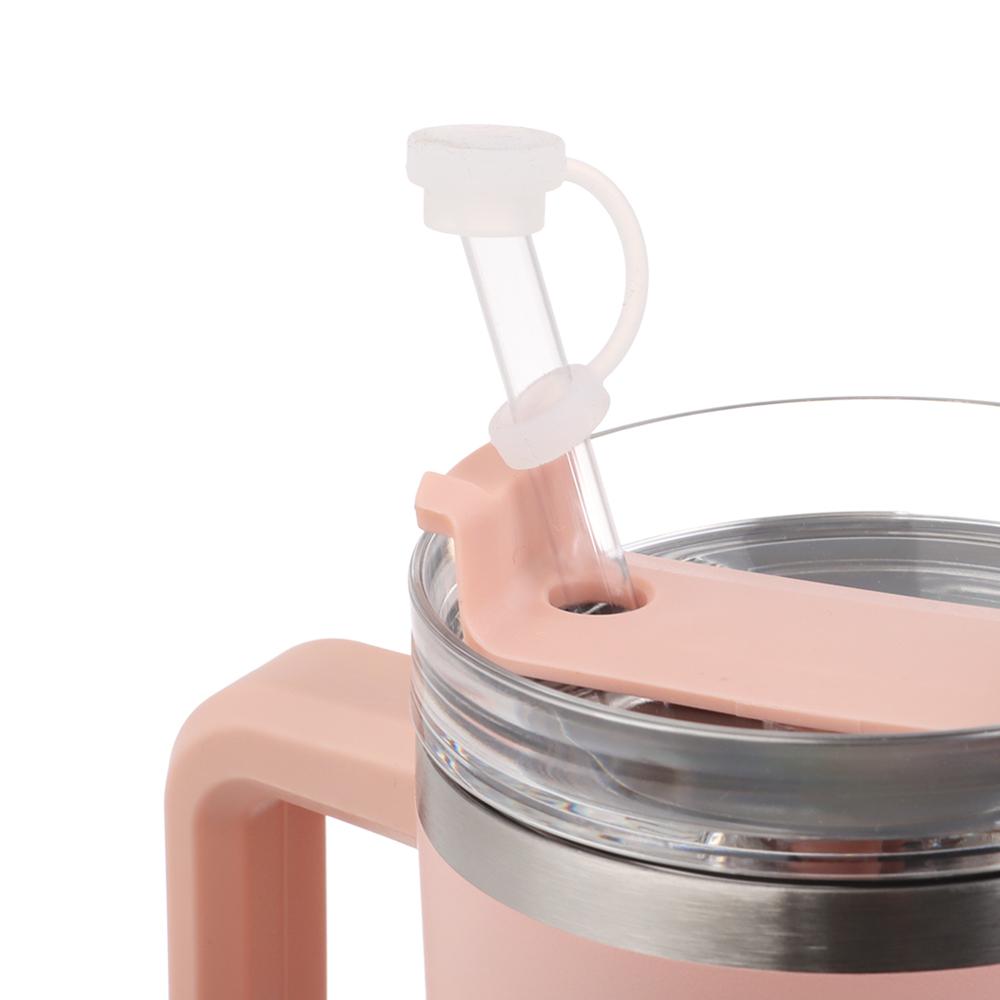 for Stanley Square Spill Stopper Round Leak Stopper Straw Cover Cap Spill Proof Stopper Set