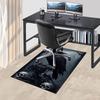 1pc Crow, Skulls Carpet Anti Slip Polyester Floor Mat for office,Bedroom