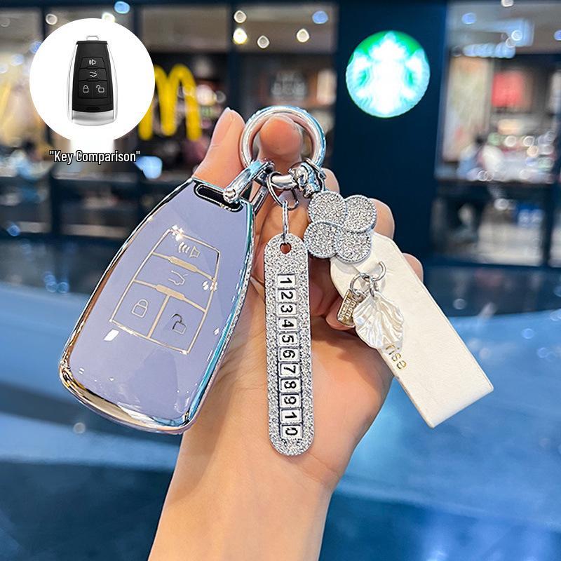 Compatible with Beijing BJ40Plus, BJ80, BAIC Changhe A6, Weiwang S50, Premium M50F, and M60 Key Cases.