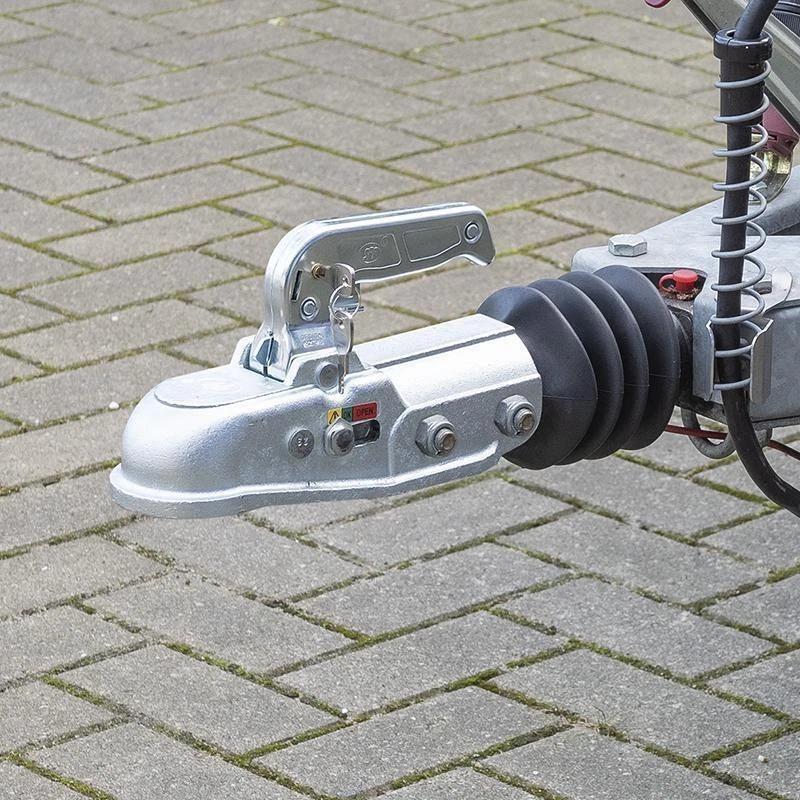 Anti-Theft Trailer Coupling Hitch Lock With 2Keys Insertable Security For Caravans RVs Truck Boats Coupling Copper Lock Cylinder