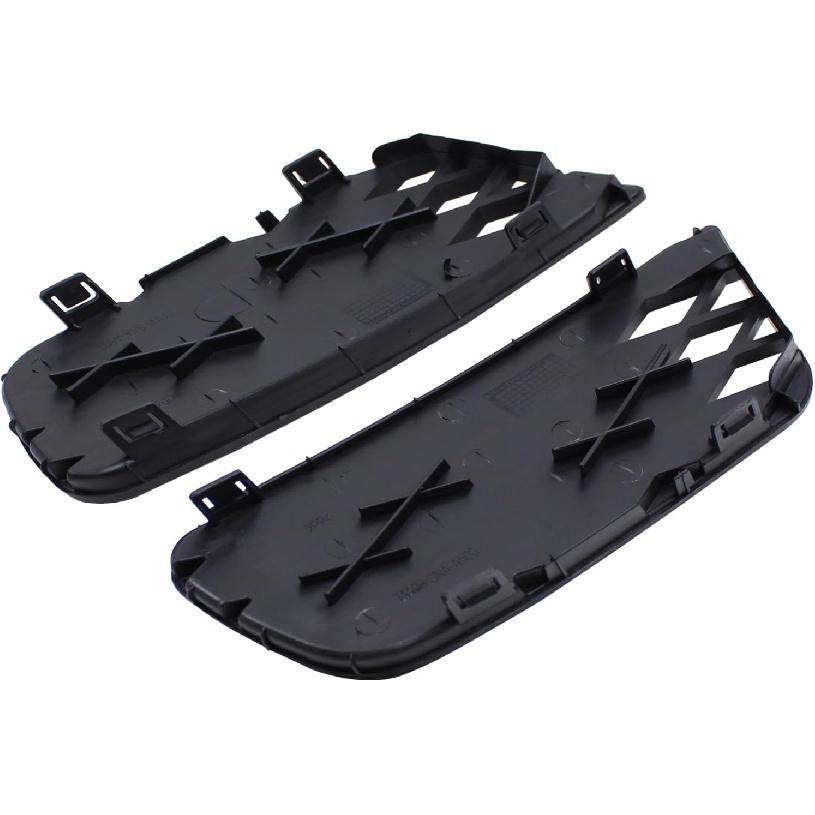 2Pcs Front Driver and Passenger Side Outer Lower Fog Light Cover for Honda Civic 2009-2011