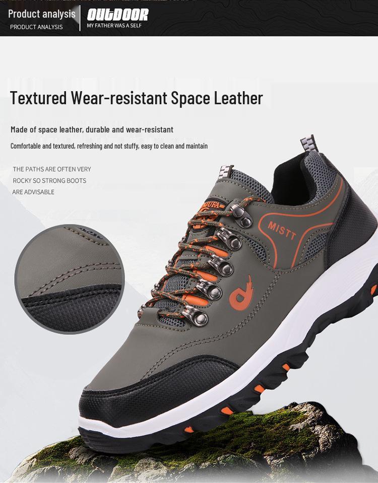 Men's Plus Size Outdoor Hiking and Travel Shoes for Spring and Autumn 2025