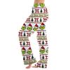 Women's Casual Fashion Christmas Printed Trousers Plush Casual Pants