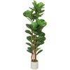 150cm Artificial Fiddle Leaf Fig Tree - Green
