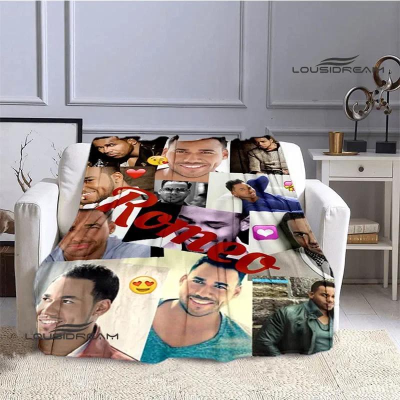 Latin singer Romeo Santos blankets Flannel Warm blanket soft and comfortable blanket picnic blankets bed linings birthday gift