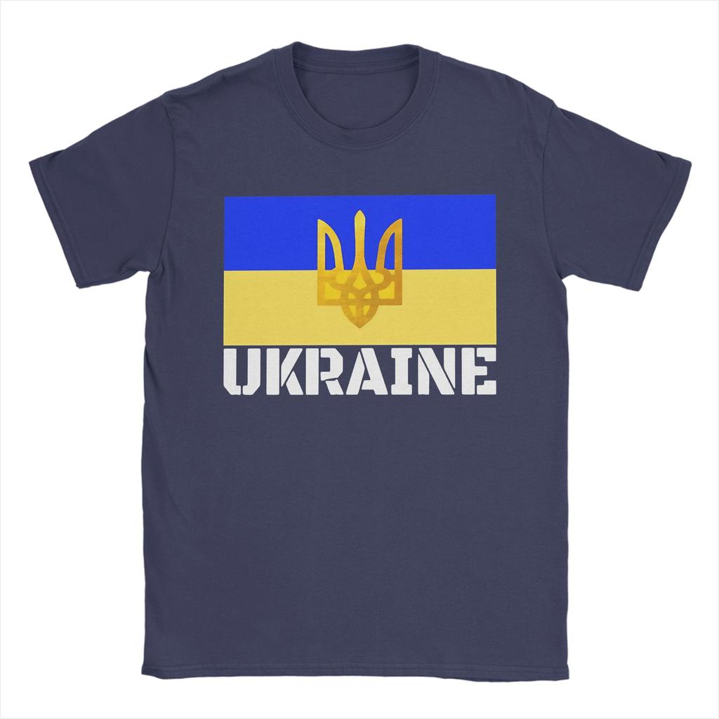 UKRAINE Flag T Shirt Summer  Hippie T Shirts Couple Cotton O Neck Plus Size 5XL Tees Short Sleeves Y2K Casual Tshirt
