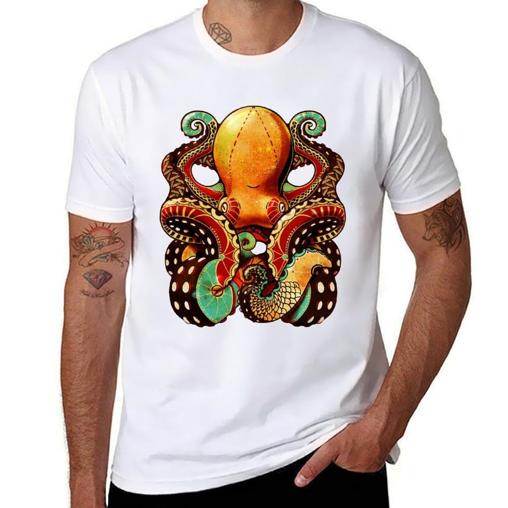 the octopus TShirt Work Duty Casual TShirt