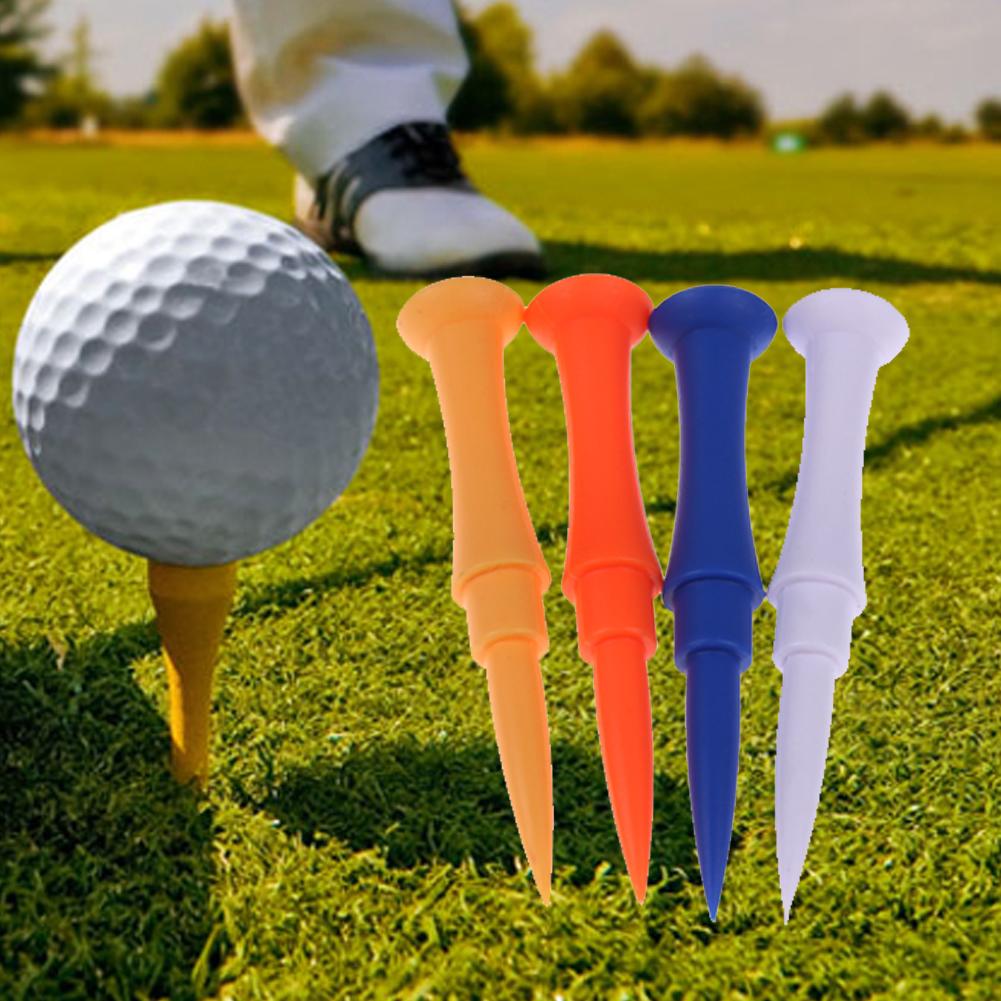 50Pcs Plastic Golf Tees Golf Ball Nails Tees 3 Section Golf Training Ball Tee Golf Ball Holder Tees Golf Accessories