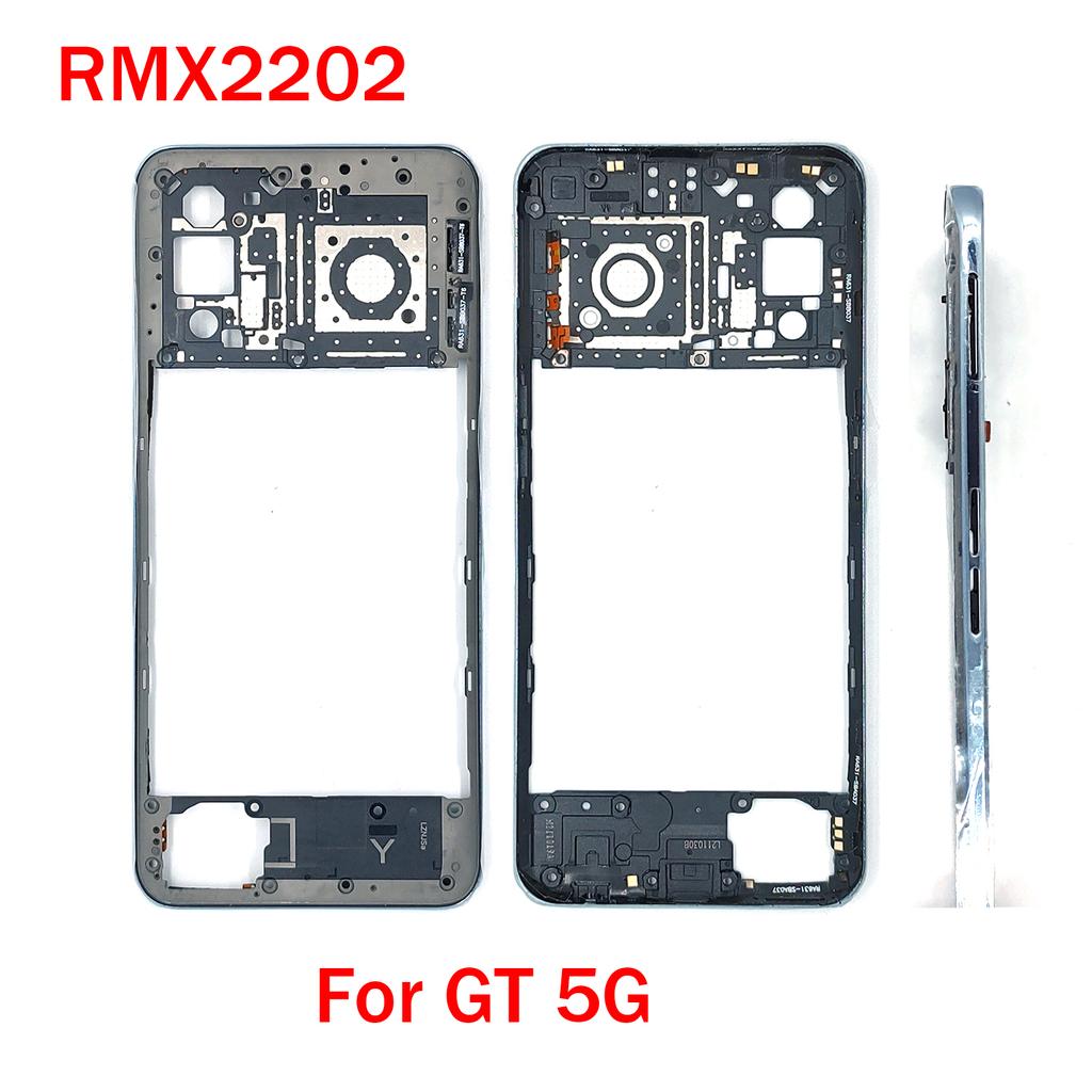 For Realme GT 5G RMX2202 Middle Frame Housing Bezel Side Frame