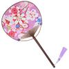 TOuWA Salokāms Uchiwa un Bambusa Japāņu Japāņu Karstums Vasara Salūts Japāņu Japāņu Kabuki Unisex Ziedu Vēdeklis, Vēdeklis, Sieviešu Vīriešu, Ribas,