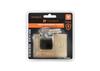 Anti-Burglary Padlock - Brass / Bolt 80mm - 3 Keys / Teger