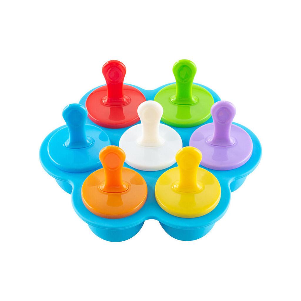 High Quality Food Grade Silicone Mini Ice Lolly Cream Maker Mold Tray For Diy Popsicles